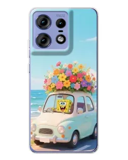 Чехол для Motorola Edge 50 Pro с картинкой «Автомобильное путешествие»