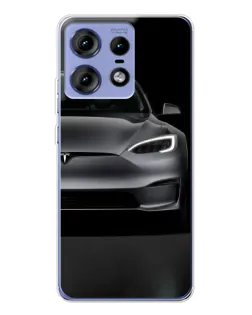 Чохол для Motorola Edge 50 Pro з картинкою «Tesla Model S Look»
