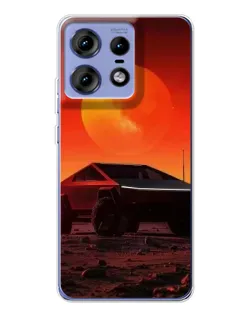 Чехол для Motorola Edge 50 Pro с картинкой «Cybertruck на Марсе» Чехол для Motorola Edge 50 Pro с картинкой «Cybertruck на Марсе»