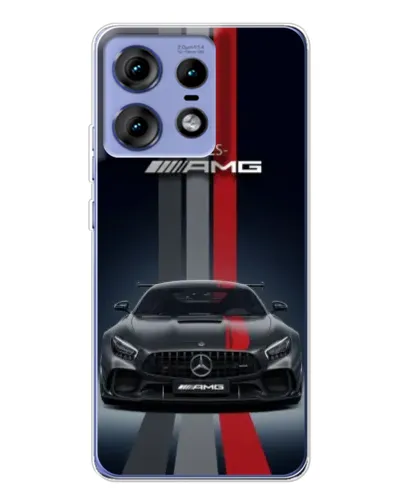 Чехол для Motorola Edge 50 Pro с картинкой «Mercedes — белый карбон» Чехол для Motorola Edge 50 Pro с картинкой «Mercedes — белый карбон»