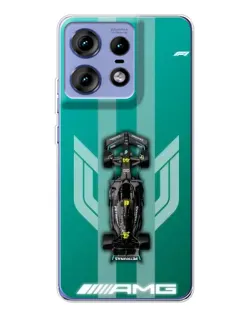 Чехол для Motorola Edge 50 Pro с картинкой «Mercedes AMG Petronas»