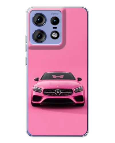 Чехол для Motorola Edge 50 Pro с картинкой «Розовый Mercedes AMG» Чехол для Motorola Edge 50 Pro с картинкой «Розовый Mercedes AMG»