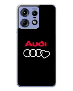 Чехол для Motorola Edge 50 Pro с картинкой «Логотип Audi Heart» Чехол для Motorola Edge 50 Pro с картинкой «Логотип Audi Heart»
