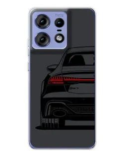 Чехол для Motorola Edge 50 Pro с картинкой «Задняя часть Audi — арт»