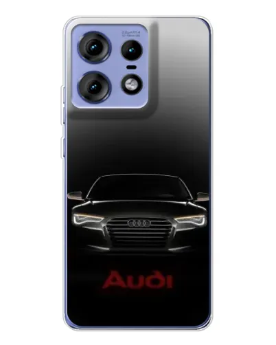 Чехол для Motorola Edge 50 Pro с картинкой «Audi — градиентный контур»