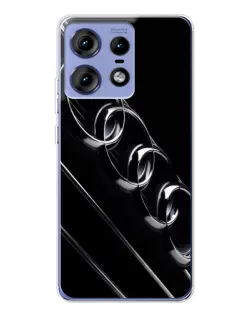Чехол для Motorola Edge 50 Pro с картинкой «Audi — абстрактные кольца»