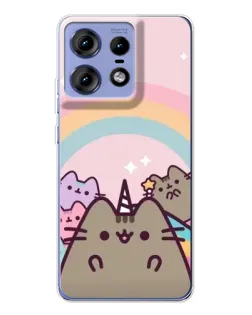 Чохол для Motorola Edge 50 Pro з картинкою «Єдиноріг Pusheen» Чохол для Motorola Edge 50 Pro з картинкою «Єдиноріг Pusheen»