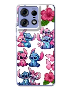 Чохол для Motorola Edge 50 Pro з картинкою «Стікери Stitch та Angel» Чохол для Motorola Edge 50 Pro з картинкою «Стікери Stitch та Angel»