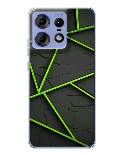 Чехол для Motorola Edge 50 Pro с картинкой «Зеленые геометрические линии» Чехол для Motorola Edge 50 Pro с картинкой «Зеленые геометрические линии»
