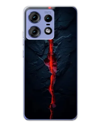 Чехол для Motorola Edge 50 Pro с картинкой «Kрасная лавовая трещина» Чехол для Motorola Edge 50 Pro с картинкой «Kрасная лавовая трещина»