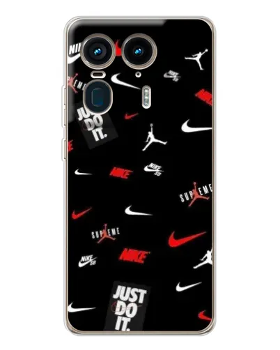 Чехол для Motorola Edge 50 Ultra с картинкой «Nike Mix Pattern» Чехол для Motorola Edge 50 Ultra с картинкой «Nike Mix Pattern»