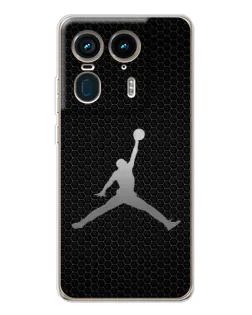 Чехол для Motorola Edge 50 Ultra с картинкой «Jordan Dark Carbon»
