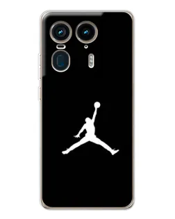 Чехол для Motorola Edge 50 Ultra с картинкой «Jordan Silhouette»