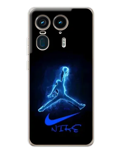 Чехол для Motorola Edge 50 Ultra с картинкой «Jordan Neon Blue» Чехол для Motorola Edge 50 Ultra с картинкой «Jordan Neon Blue»