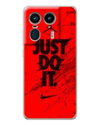 Чехол для Motorola Edge 50 Ultra с картинкой «Nike Just Do It» Чехол для Motorola Edge 50 Ultra с картинкой «Nike Just Do It»