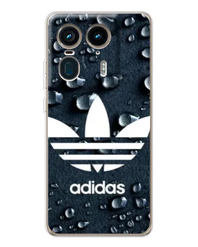 Чехол для Motorola Edge 50 Ultra с картинкой «Adidas Trefoil Blue» Чехол для Motorola Edge 50 Ultra с картинкой «Adidas Trefoil Blue»