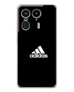 Чехол для Motorola Edge 50 Ultra с картинкой «Adidas Red Style»