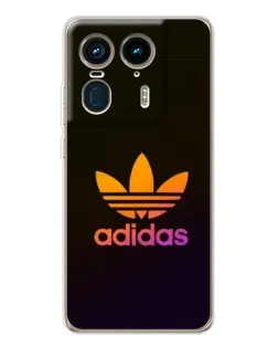 Чехол для Motorola Edge 50 Ultra с картинкой «Градиент Adidas»