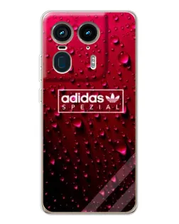 Чехол для Motorola Edge 50 Ultra с картинкой «Adidas Gold Marble»