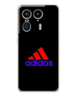 Чехол для Motorola Edge 50 Ultra с картинкой «Классический Adidas»