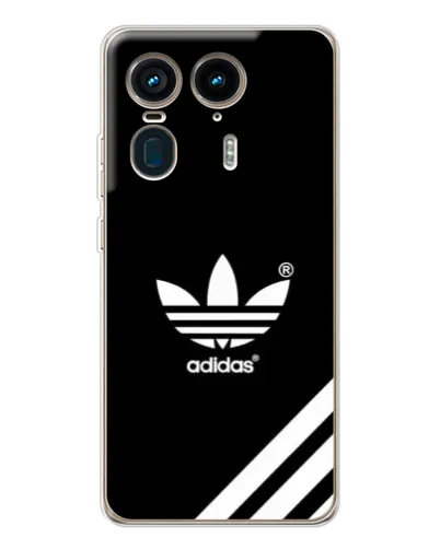 Чехол для Motorola Edge 50 Ultra с картинкой «Adidas с диагональными полосами» Чехол для Motorola Edge 50 Ultra с картинкой «Adidas с диагональными полосами»