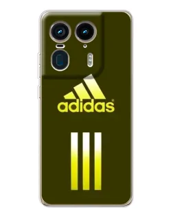 Чехол для Motorola Edge 50 Ultra с картинкой «Оливковый градиент Adidas»