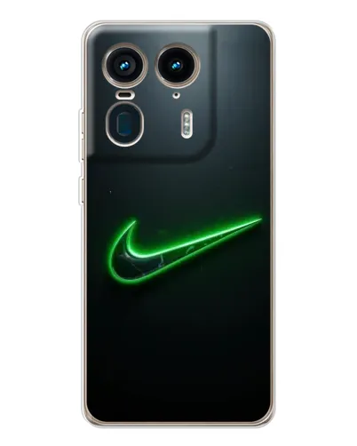 Чехол для Motorola Edge 50 Ultra с картинкой «Неоновый контур Nike» Чехол для Motorola Edge 50 Ultra с картинкой «Неоновый контур Nike»