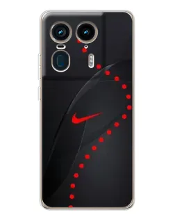 Чехол для Motorola Edge 50 Ultra с картинкой «Абстрактный дизайн Nike»