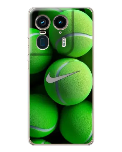Чехол для Motorola Edge 50 Ultra с картинкой «Теннисные мячи Найк» Чехол для Motorola Edge 50 Ultra с картинкой «Теннисные мячи Найк»