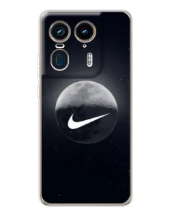 Чохол для Motorola Edge 50 Ultra з картинкою «Nike у стилі графіті»
