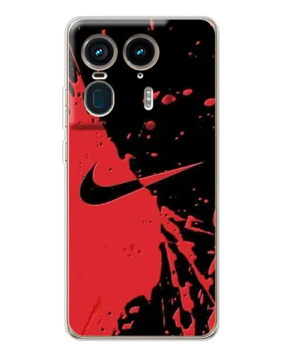 Чохол для Motorola Edge 50 Ultra з картинкою «Червоні бризки Nike» Чохол для Motorola Edge 50 Ultra з картинкою «Червоні бризки Nike»
