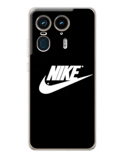 Чохол для Motorola Edge 50 Ultra з картинкою «Мазки фарби Nike»