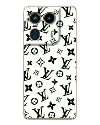 Чехол для Motorola Edge 50 Ultra с картинкой «Монохромный хаос LV» Чехол для Motorola Edge 50 Ultra с картинкой «Монохромный хаос LV»