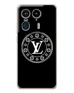 Чехол для Motorola Edge 50 Ultra с картинкой «LV — печать стиля»
