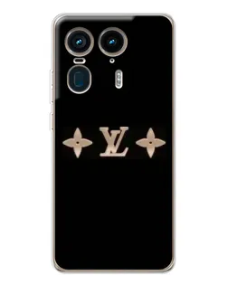 Чехол для Motorola Edge 50 Ultra с картинкой «Louis Vuitton — минимализм»