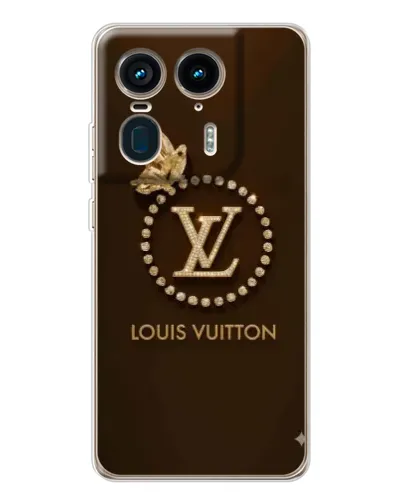 Чехол для Motorola Edge 50 Ultra с картинкой «LV — золотая печать» Чехол для Motorola Edge 50 Ultra с картинкой «LV — золотая печать»