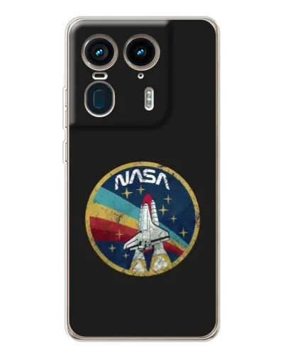 Чехол для Motorola Edge 50 Ultra с картинкой «NASA — эмблема миссии» Чехол для Motorola Edge 50 Ultra с картинкой «NASA — эмблема миссии»