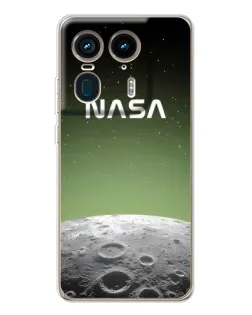 Чехол для Motorola Edge 50 Ultra с картинкой «NASA — лунный градиент»