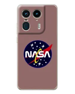 Чехол для Motorola Edge 50 Ultra с картинкой «NASA — ретро космос»