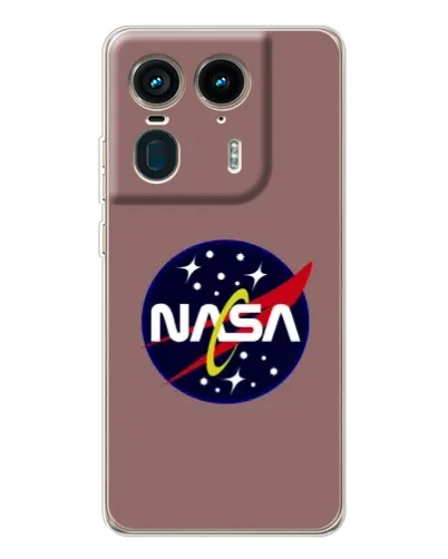 Чехол для Motorola Edge 50 Ultra с картинкой «NASA — ретро космос» Чехол для Motorola Edge 50 Ultra с картинкой «NASA — ретро космос»