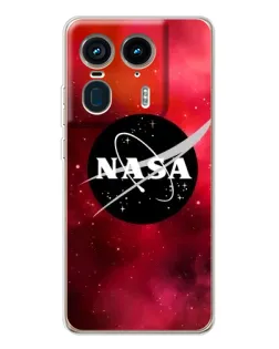 Чехол для Motorola Edge 50 Ultra с картинкой «NASA — красная туманность»