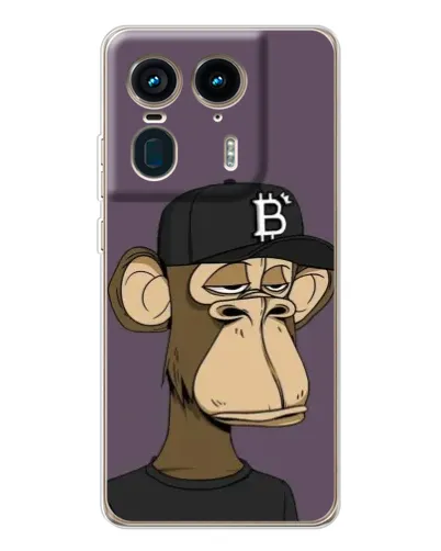 Чехол для Motorola Edge 50 Ultra с картинкой «Bored Ape в кепке» Чехол для Motorola Edge 50 Ultra с картинкой «Bored Ape в кепке»