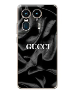Чехол для Motorola Edge 50 Ultra с картинкой «Gucci — шелковые волны»