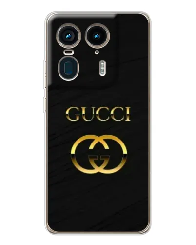 Чехол для Motorola Edge 50 Ultra с картинкой «Золотой логотип Gucci» Чехол для Motorola Edge 50 Ultra с картинкой «Золотой логотип Gucci»