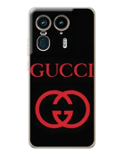 Чехол для Motorola Edge 50 Ultra с картинкой «Gucci — красный логотип» Чехол для Motorola Edge 50 Ultra с картинкой «Gucci — красный логотип»