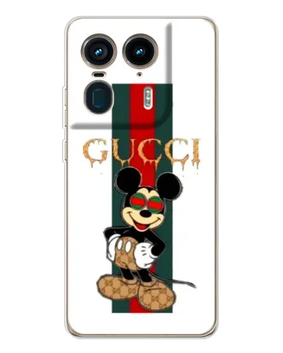 Чехол для Motorola Edge 50 Ultra с картинкой «Микки Маус Gucci — полосы» Чехол для Motorola Edge 50 Ultra с картинкой «Микки Маус Gucci — полосы»