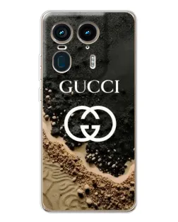 Чехол для Motorola Edge 50 Ultra с картинкой «Gucci — песчаные дюны»