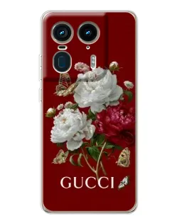 Чехол для Motorola Edge 50 Ultra с картинкой «Gucci —  сад»
