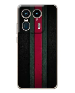 Чехол для Motorola Edge 50 Ultra с картинкой «Gucci — неоновая линия»
