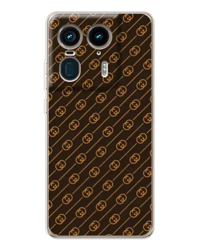 Чехол для Motorola Edge 50 Ultra с картинкой «Gucci — золотые диагонали» Чехол для Motorola Edge 50 Ultra с картинкой «Gucci — золотые диагонали»